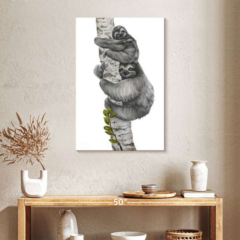 Brampt Sleepy Sloths, 36" H x 24" W