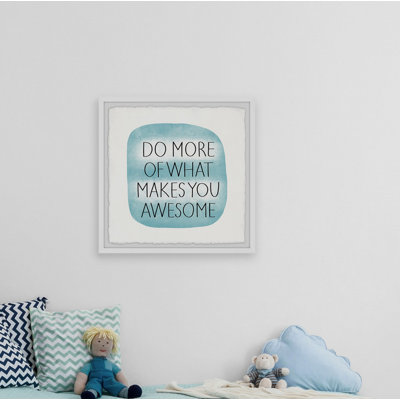 'Be Awesome' Framed Print