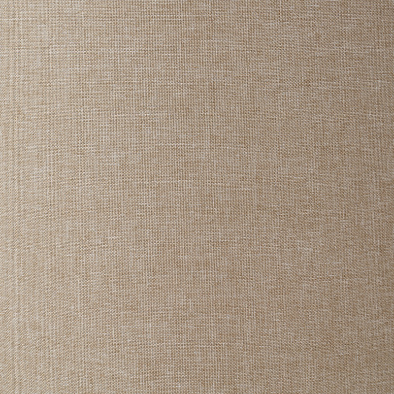 Crompton Upholstered Ottoman, Beige Linen Blend