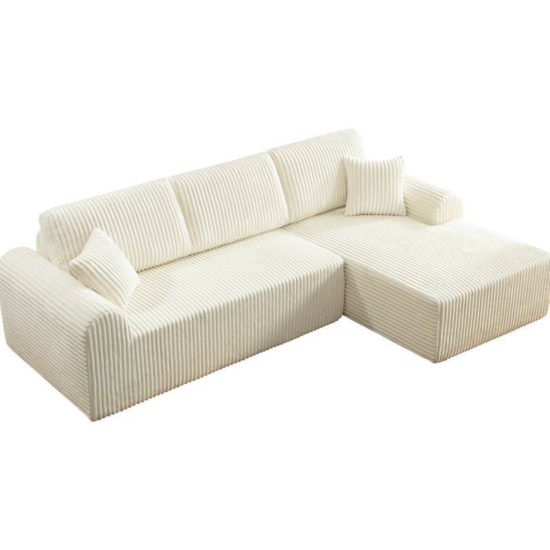 Canapé modulaire Boneless 109 po Cloud, Blanc