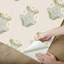 Double rouleau floral Peel & Stick-101899985