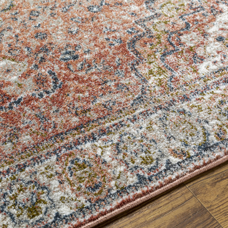 Curdin Oriental Indoor Rug, Rectangle 6'7" x 9'