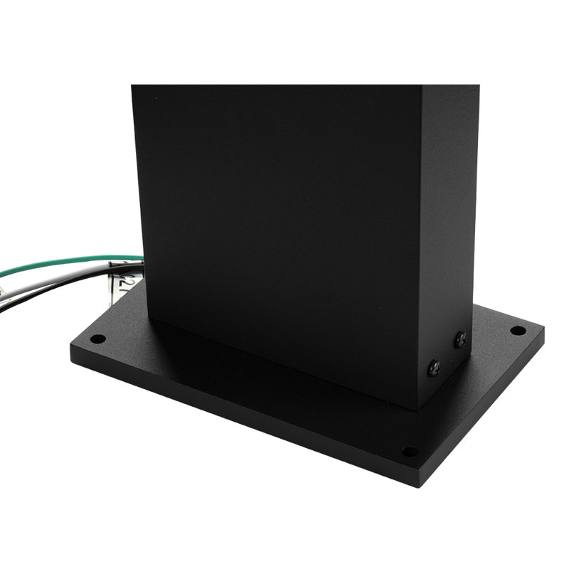 Matte Black Aluminum LED Pathway Bollard Light, 31.5" Height