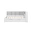 Lit de jour double avec lit gigogne, tablette et port USB