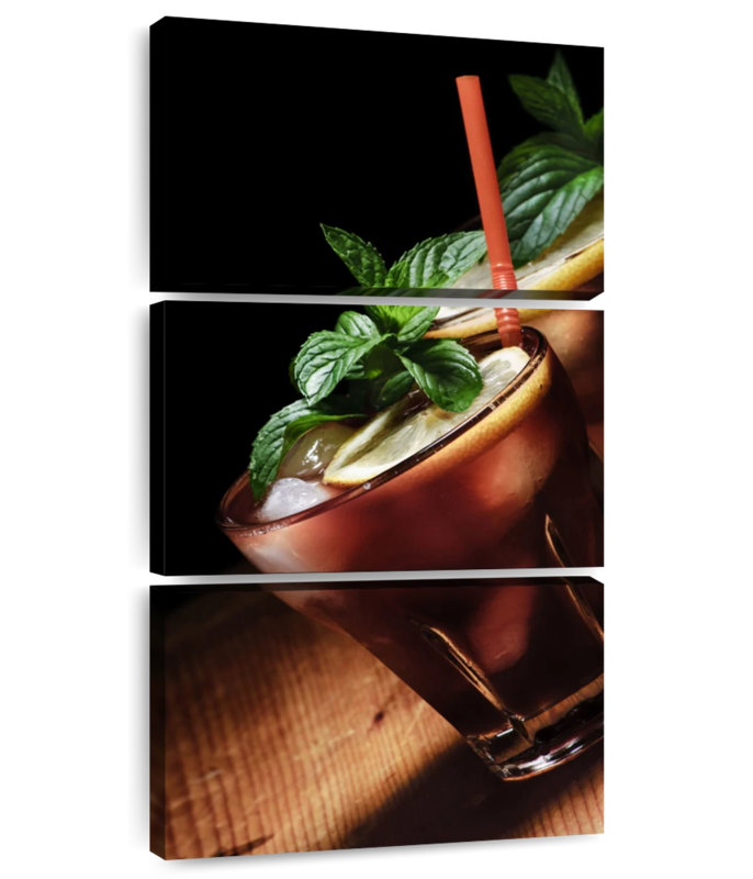 Cuba Libre Cocktails, 38" H x 18" W