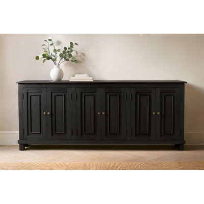 Buffet 6 portes Jenna en bois de manguier