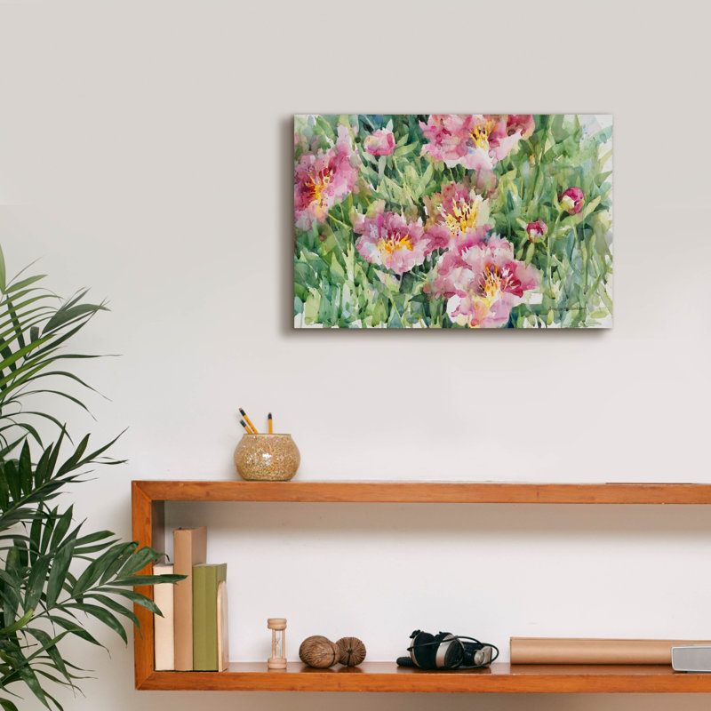 Art mural sur toile Winston Porter «Posing In Pastel Pink» par Annelein Beukenkamp, H 12 po x l 18 po x P 0,75 po