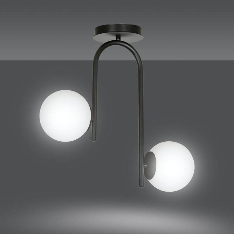 Gabilan 2 - Light Unique/Statement Pendant, Black