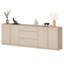 Buffet moderne 94,5 "avec 3 tiroirs et tablette réglable, buffet multifonctionnel avec grand rangement et tablette réglable-622720305