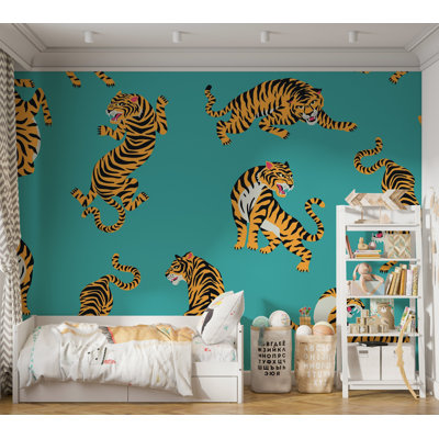 Premium Wallpaper Wall Mural - Tiger Patterns