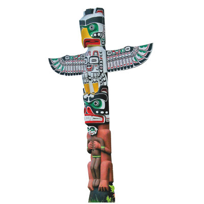 Tête de totem Thunderbird House