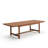 Wayland 15-Piece Outdoor Rectangular Extendable Dining Table And Chairs Set | Eucalyptus Wood | Ideal For Patio, Brown Table & Brown Chairs-1564323717-1564323716