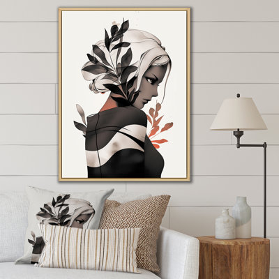 Dessin de femme tropicale, dessin I