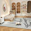 Lit combiné en L 3 en 1 - Lits simples avec lit gigogne et rangement (conception multifonctionnelle)-590906697