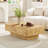 43" Rectangle MDF Coffee Table With Burl Wood Veneer-1194020375