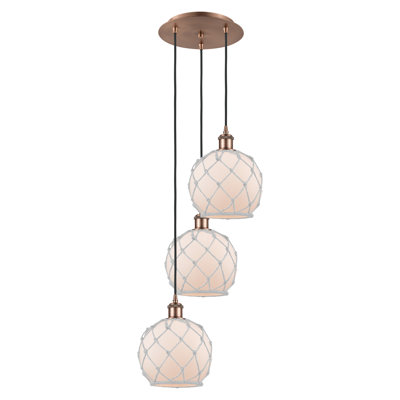 Luminaire suspendu à 3 lumières 15 po Ballston - Alyne