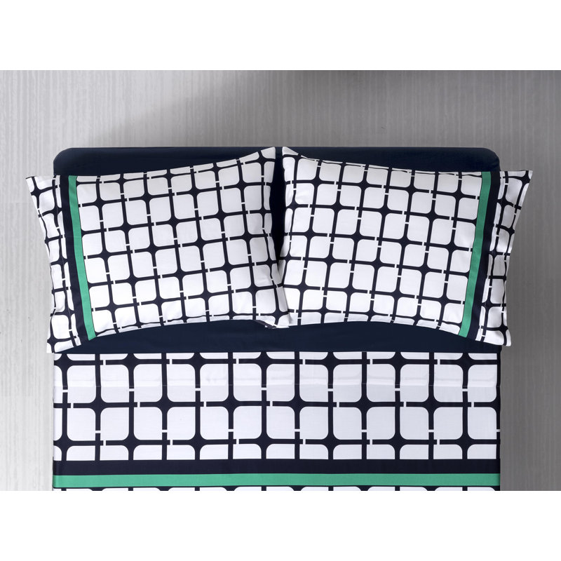 Ensemble de 2 taies d'oreiller pour chambre d'amis Broken Square, Très grand