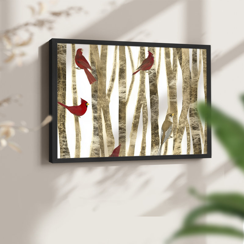 Art de Noël - Lxxvi - reproduction encadrée, H 16 po x l 20 po, Noir, noir, noir, noir