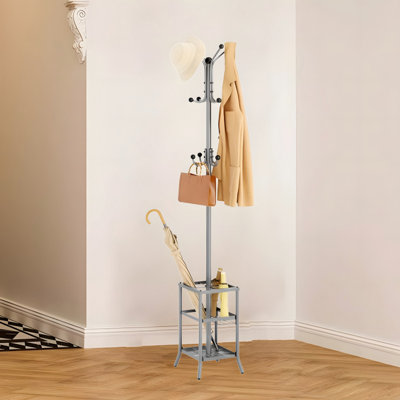 Portemanteau autoportant, portemanteau avec porte-parapluie