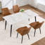 Chaise rembourrée en similicuir-1596612536