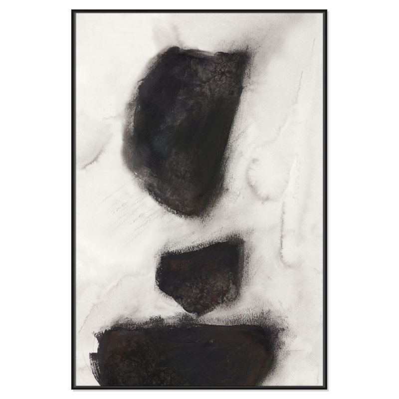 Impression Elegant Contrast II par Casa Fine Arts, H 61,5 po x l 41,5 po, Noir