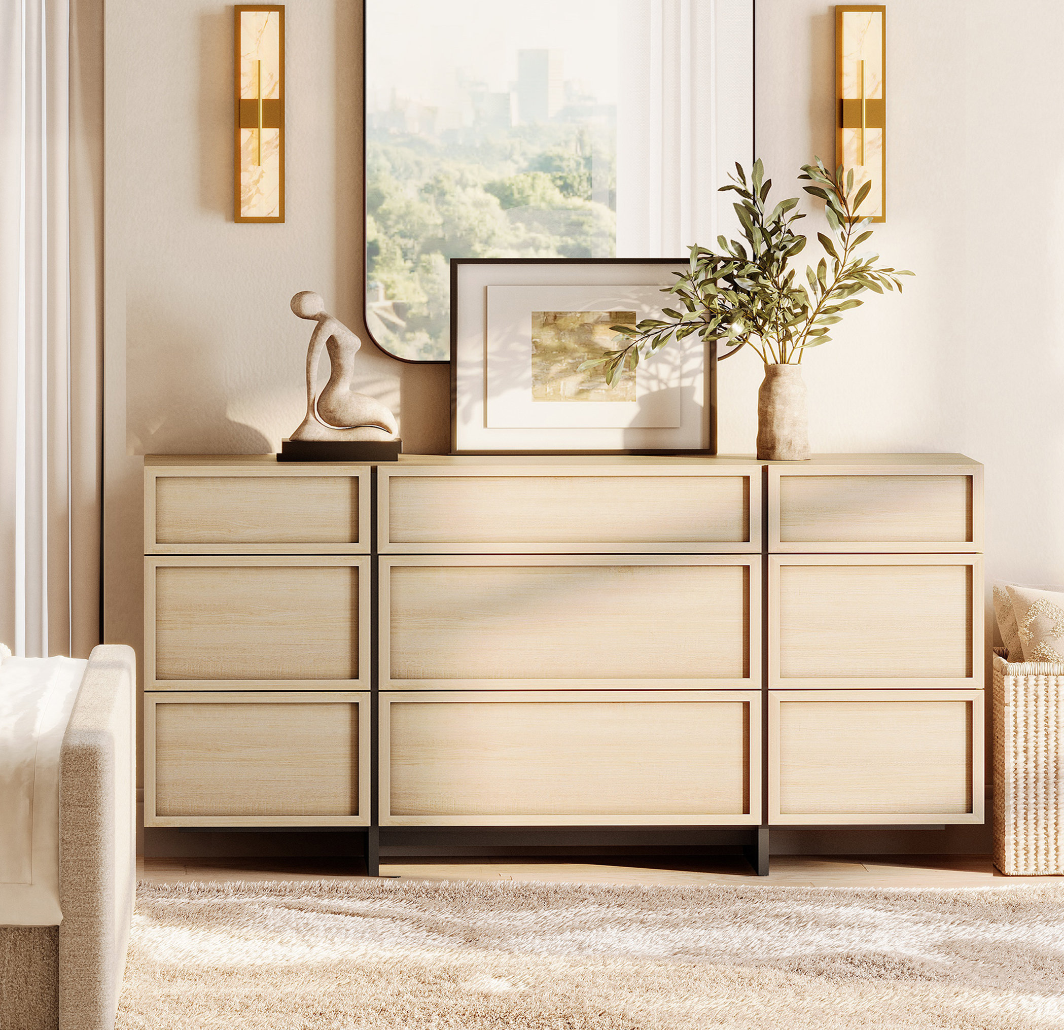 modern 9 drawer dresser SOLD*** Midcentury Modern 9 Drawer Dresser