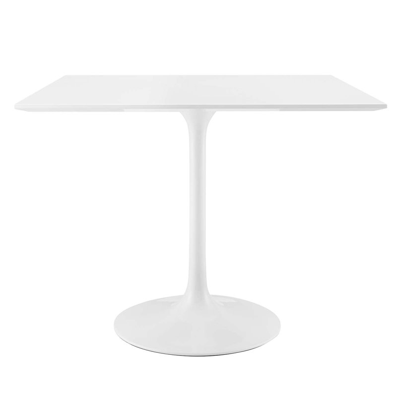 Lippa Square Dining Table, 29.5" H x 36" W x 36" L, White