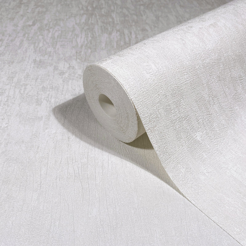 Papier peint blanc vieilli Dustan, Blanc