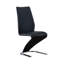 Chaise de salle à manger en similicuir blanc-696092115