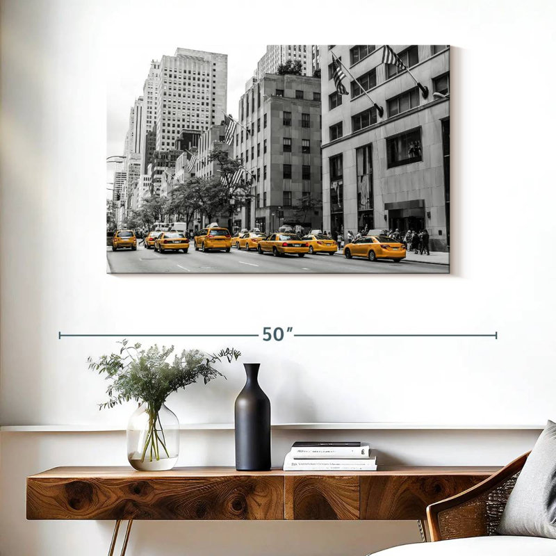 Mehar NYC Cabs Pop, H 26 po x l 39 po