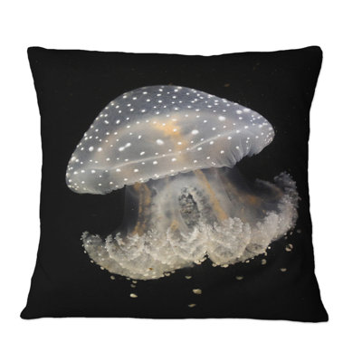 Coussin Jelly Fish On - imprimé nautique et côtier