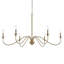 Lustre à intensité variable 6 lumières Dhruven