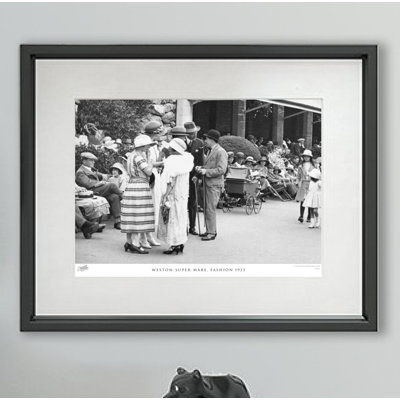 Weston-Super-Mare, Fashion 1923 1 Piece Single Picture Frame Wall Art