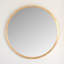 Contemporary Simple Round Mirror Gold-1590484500