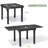 Lerline  4 - 6 Person Extendable Aluminum Outdoor Dining Table