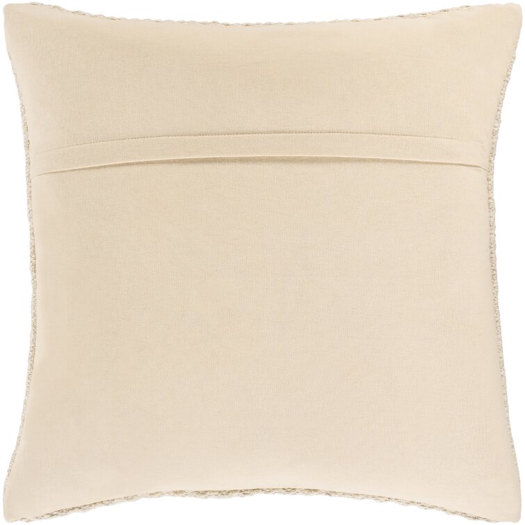 Moe's Home Collection Pillows and Throws LK-1003-05 Bronya Wool Pillow  Vanilla, Z & R Furniture