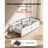 Laundry Pedestal, 14 in Height, Washer and Dryer Pedestals with Drawer, 700 lbs Weight Load Capacity, Non-Slip Feet, Heavy-duty Steel Washing Machine Stand Universal Fit, White