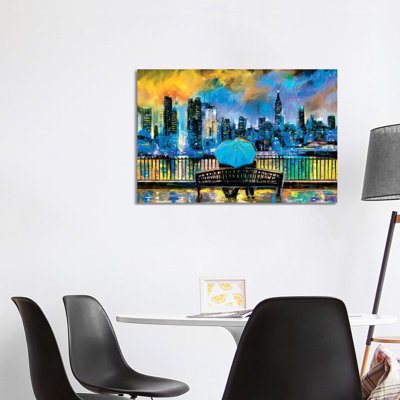 NY In Love In Color by P.D. Moreno - Print on Canvas