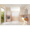 Stellar 71 in. x 78 in. Fully Frameless 3 Panel Inline Hinge Shower Door