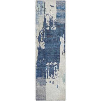 Premium Machine Washable Mayfield AMF2347 Abstract Rug