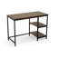 Bureau rustique brun de 42 po avec tablettes de rangement-78002150