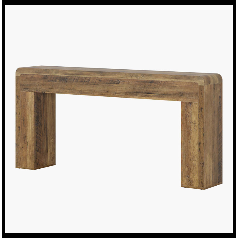 Console 70,9 po, table de vestibule en bois