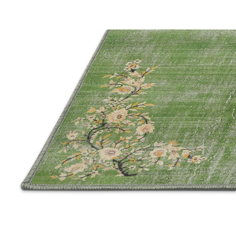 Mam Floral Indoor Rug, Runner 2' x 5'