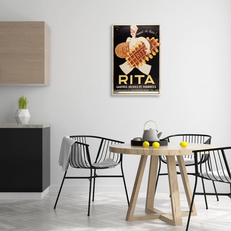 Art antique sur toile, affiche de dessert antique par Marcus Jules, H 30 po x l 20 po