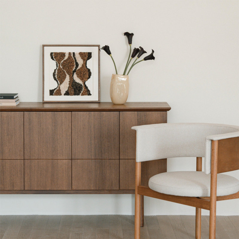 Buffet maison de style rétro