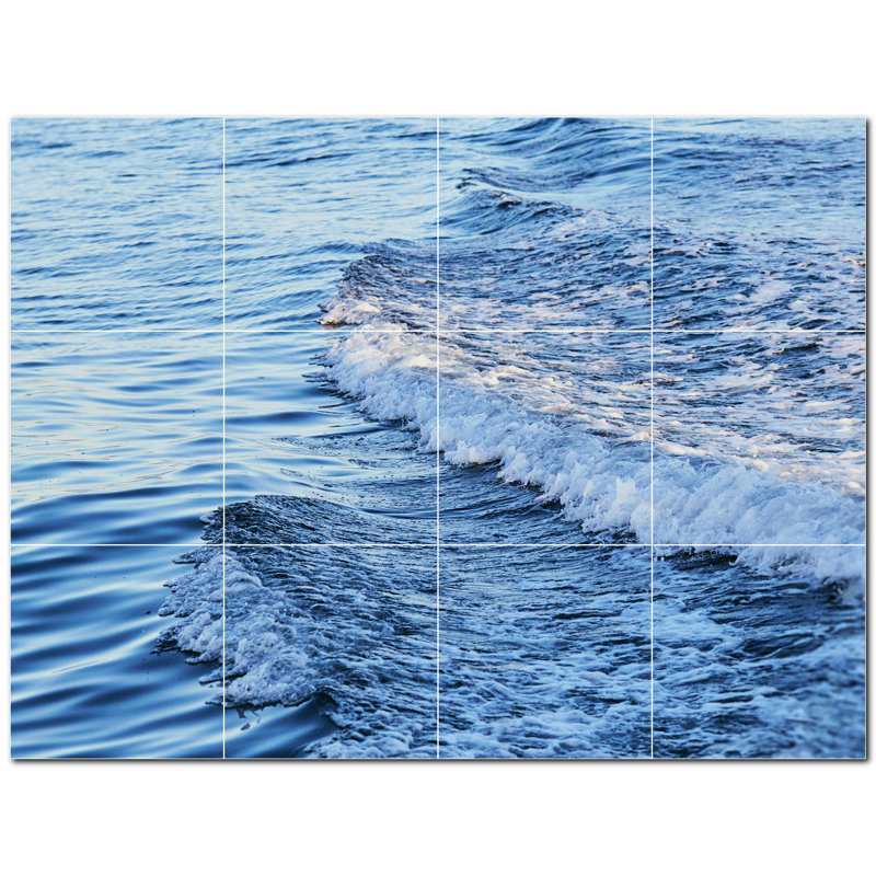 Vagues photo 4,25 x 4,25