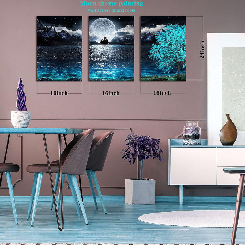 3 Piece Wrapped Canvas Print