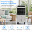Refroidisseur d'air portatif écoénergétique - Ventilateur de refroidissement 3 en 1 avec oscillation et humidificateur pour la maison