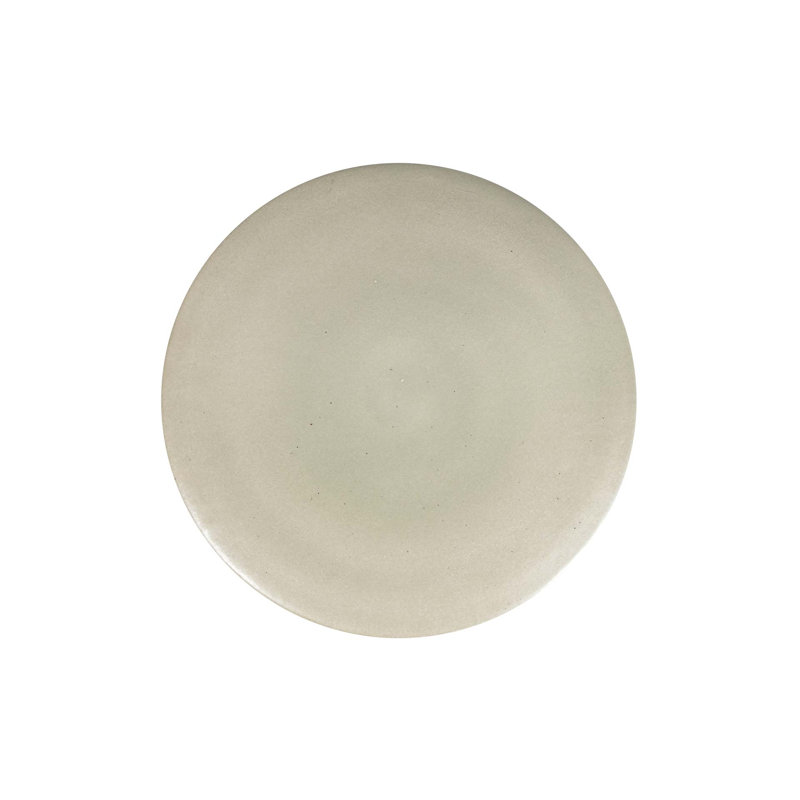 Provenance Signature Outdoor Round Side Table, Khaki