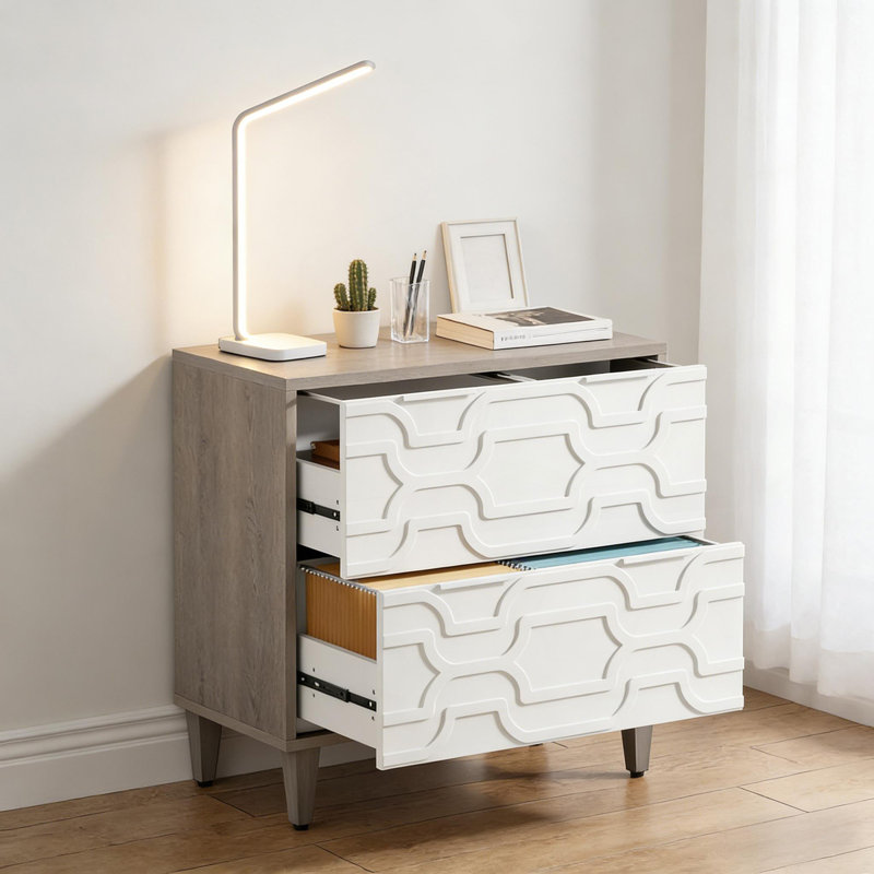 2-Drawer File Cabinet,Ample Storage Cabinet